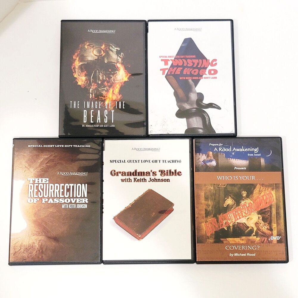 A Rood Awakening DVD Lot of 5 Twisting the Word Image of the Beast Grandma Bible